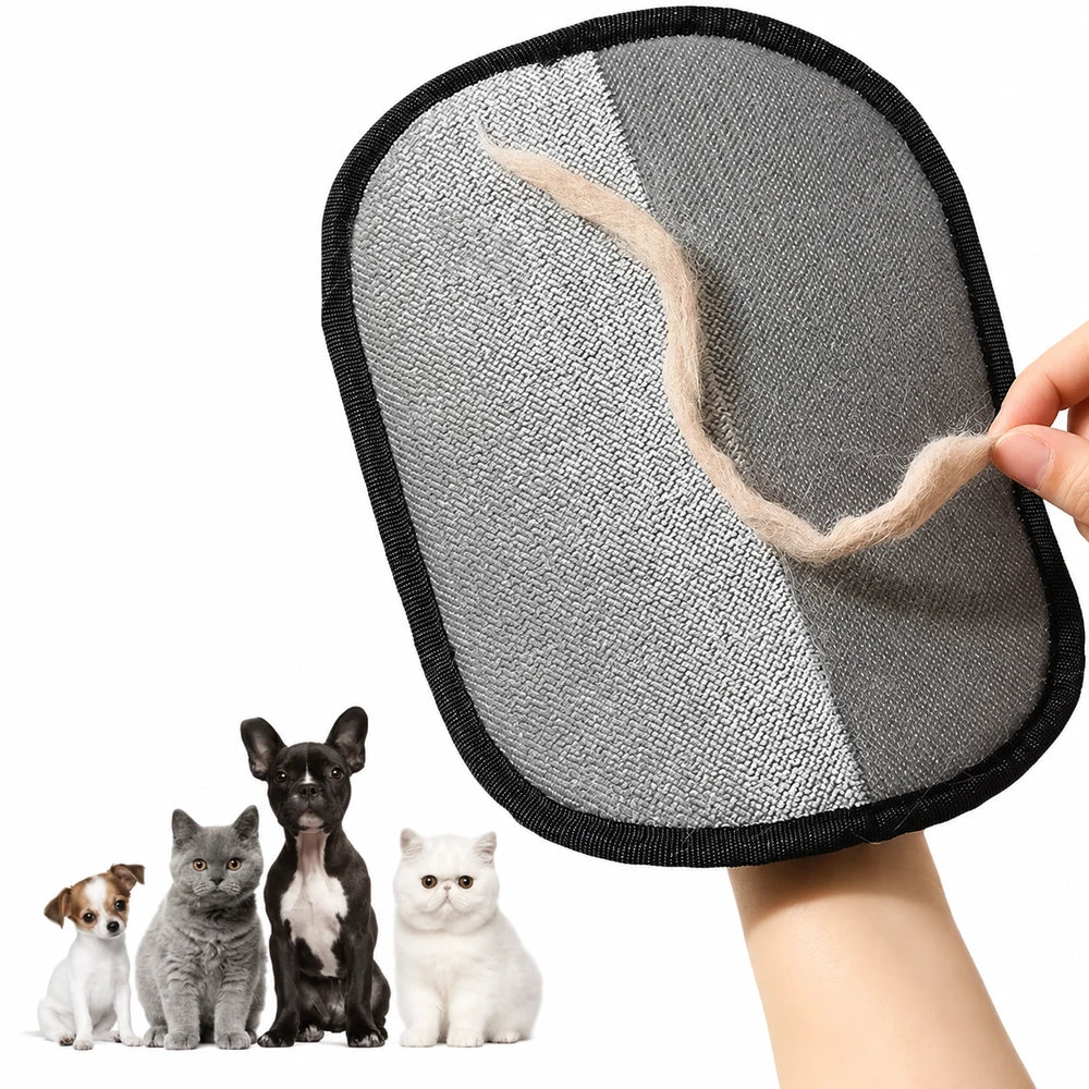 Guante Quitapelos Reutilizable para Perros y Gatos